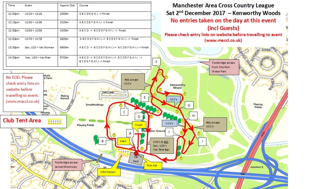 Kenworthy Woods Course Map 2017 2018page MACCL